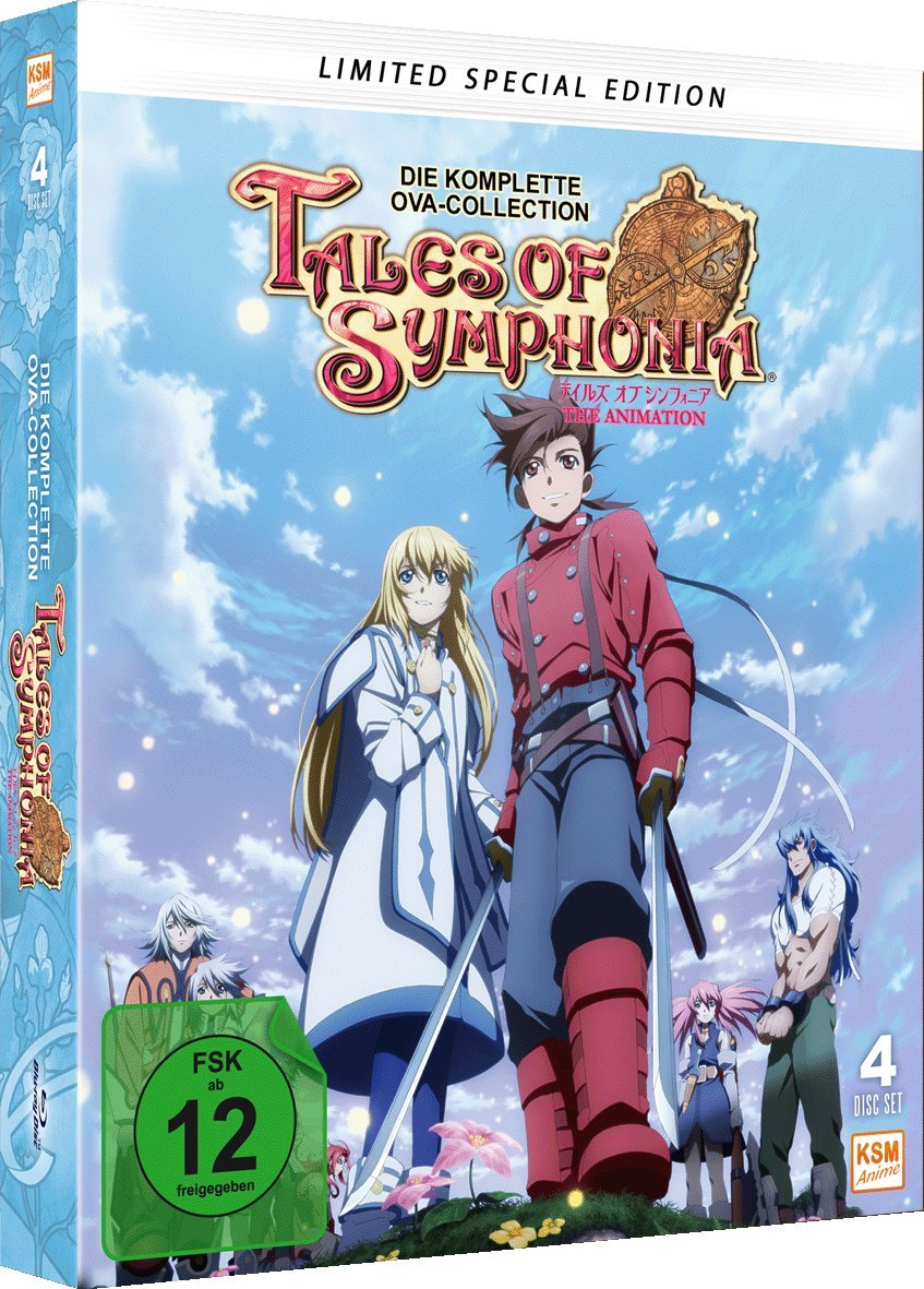 Tales of Symphonia (Special Limited Edition im 4 Disc Mediabook)(4 Disc-Set)(Blu-ray)  [Blu-r