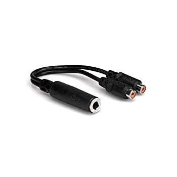 【中古】Hosa YRA-115 モノラルフォンメス-RCAメス×2 Yケーブル