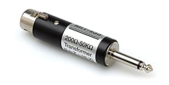【中古】Hosa MIT-435 モノラルフォンオス-XLRメス インピーダンス変換器