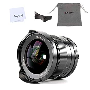 【中古】 7artisans 12mm F2.8 超広角レンズ A6500 A6300 A6000 A6500 A6300 A7ソニーEマウントカメラAPS-Cミラーレスカメラ用 マニュアルフォーカスプラ