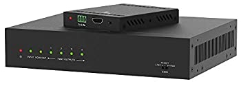 【中古】 Monoprice Blackbird HDBaseT 1x4 スプリッターエクステンダー ブラック 1080p @ 60Hz 最大150メートル RS-232 HDMI 1.4 HDCP 2.2