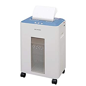 【中古】 アイリスオーヤマ シュレッダー 業務用 静音 高速細断 細断枚数16枚 クロスカット ホチキス対応 連続使用10分 CD DVD カード対応 ダストボックス