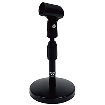 Stands - 【中古】 キクタニ 卓上マイクスタンド 高さ調節 225mm~330mm マイクホルダー付 AD-11
