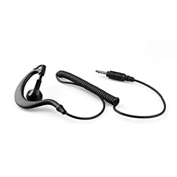 Sound-Isolating Type - 【中古】 プラネット 耳掛け式イヤホン 片耳イヤホン 3.5φプラグ カールコード PL-EA310C