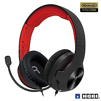 【中古】 【任天堂ライセンス商品】ミキサー付き ホリゲーミングヘッドセット スタンダード for Nintendo Switch レッド【Nintendo Switch Online ボイス