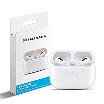 【中古】 TALENANA AirPodsPro 用 ダストガード エアーポッズプロ 用 ガードカバー 4枚 故障防止 吸着 ほこり ゴミ 金属製 侵入防止 防塵 粉塵防止 コーテ