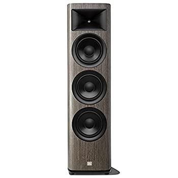 【中古】JBL フロアスタンドスピーカー HDI-3800（グレイオーク・1本）