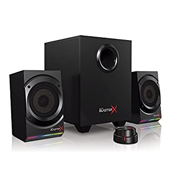 Bookshelf Speakers - 【中古】 Sound BlasterX Kratos S5 最大出力120W USB接続 アナログ接続 対応 2.1 チャンネル ゲーミング スピーカー 最大24bit 96kHz ハイレゾ再生 1680