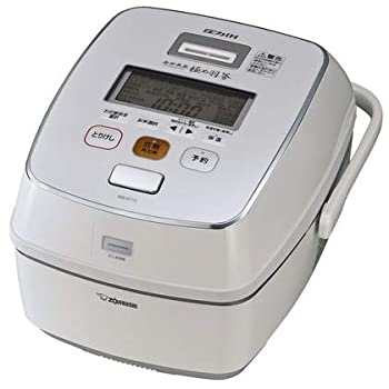 【中古】象印 炊飯器 極め羽釜 南部鉄器 5.5合炊き プライムホワイト NW-AT10-WZ