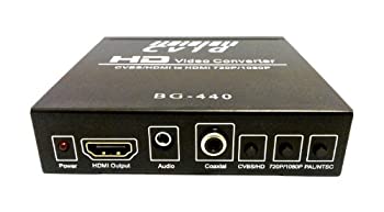 【中古】CKITZE BG-440 PAL HDMI / コンポジット→ NTSC HDMIマルチシステム デジタルオーディオビデオコンバーター当店取り扱いの中古品についてこちらの商品は中古品となっております。 付属品の有無については入荷の度異なり、商品タイトルに付属品についての記載がない場合もございますので、ご不明な場合はメッセージにてお問い合わせください。 買取時より付属していたものはお付けしておりますが、付属品や消耗品に保証はございません。中古品のため、使用に影響ない程度の使用感・経年劣化（傷、汚れなど）がある場合がございますのでご了承下さい。また、中古品の特性上ギフトには適しておりません。当店は専門店ではございませんので、製品に関する詳細や設定方法はメーカーへ直接お問い合わせいただきますようお願い致します。 画像はイメージ写真です。ビデオデッキ、各プレーヤーなど在庫品によってリモコンが付属してない場合がございます。限定版の付属品、ダウンロードコードなどの付属品は無しとお考え下さい。中古品の場合、基本的に説明書・外箱・ドライバーインストール用のCD-ROMはついておりませんので、ご了承の上お買求め下さい。当店での中古表記のトレーディングカードはプレイ用でございます。中古買取り品の為、細かなキズ・白欠け・多少の使用感がございますのでご了承下さいませ。ご返品について当店販売の中古品につきまして、初期不良に限り商品到着から7日間はご返品を受付けておりますので 到着後、なるべく早く動作確認や商品確認をお願い致します。1週間を超えてのご連絡のあったものは、ご返品不可となりますのでご了承下さい。中古品につきましては商品の特性上、お客様都合のご返品は原則としてお受けしておりません。ご注文からお届けまでご注文は24時間受け付けております。当店販売の中古品のお届けは国内倉庫からの発送の場合は3営業日〜10営業日前後とお考え下さい。 海外倉庫からの発送の場合は、一旦国内委託倉庫へ国際便にて配送の後にお客様へお送り致しますので、お届けまで3週間から1カ月ほどお時間を頂戴致します。※併売品の為、在庫切れの場合はご連絡させて頂きます。※離島、北海道、九州、沖縄は遅れる場合がございます。予めご了承下さい。※ご注文後、当店より確認のメールをする場合がございます。ご返信が無い場合キャンセルとなりますので予めご了承くださいませ。