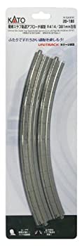 【中古】KATO Nゲージ 複線スラブ軌道アプローチ線路R414/381-22.5° 左右各1本入 20-188 鉄道模型用品当店取り扱いの中古品についてこちらの商品は中古品となっております。 付属品の有無については入荷の度異なり、商品タイトルに付属品についての記載がない場合もございますので、ご不明な場合はメッセージにてお問い合わせください。 買取時より付属していたものはお付けしておりますが、付属品や消耗品に保証はございません。中古品のため、使用に影響ない程度の使用感・経年劣化（傷、汚れなど）がある場合がございますのでご了承下さい。また、中古品の特性上ギフトには適しておりません。当店は専門店ではございませんので、製品に関する詳細や設定方法はメーカーへ直接お問い合わせいただきますようお願い致します。 画像はイメージ写真です。ビデオデッキ、各プレーヤーなど在庫品によってリモコンが付属してない場合がございます。限定版の付属品、ダウンロードコードなどの付属品は無しとお考え下さい。中古品の場合、基本的に説明書・外箱・ドライバーインストール用のCD-ROMはついておりませんので、ご了承の上お買求め下さい。当店での中古表記のトレーディングカードはプレイ用でございます。中古買取り品の為、細かなキズ・白欠け・多少の使用感がございますのでご了承下さいませ。ご返品について当店販売の中古品につきまして、初期不良に限り商品到着から7日間はご返品を受付けておりますので 到着後、なるべく早く動作確認や商品確認をお願い致します。1週間を超えてのご連絡のあったものは、ご返品不可となりますのでご了承下さい。中古品につきましては商品の特性上、お客様都合のご返品は原則としてお受けしておりません。ご注文からお届けまでご注文は24時間受け付けております。当店販売の中古品のお届けは国内倉庫からの発送の場合は3営業日〜10営業日前後とお考え下さい。 海外倉庫からの発送の場合は、一旦国内委託倉庫へ国際便にて配送の後にお客様へお送り致しますので、お届けまで3週間から1カ月ほどお時間を頂戴致します。※併売品の為、在庫切れの場合はご連絡させて頂きます。※離島、北海道、九州、沖縄は遅れる場合がございます。予めご了承下さい。※ご注文後、当店より確認のメールをする場合がございます。ご返信が無い場合キャンセルとなりますので予めご了承くださいませ。