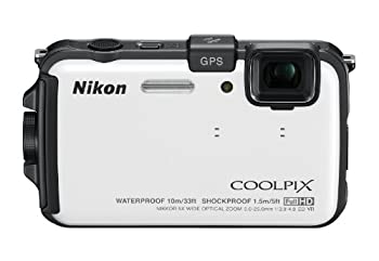 【中古】Nikon デジタルカメラ COOLPIX (クールピクス) AW100 ナチュラルホワイト AW100WH