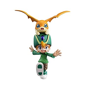 【中古】(非常に良い)G.E.M.シリーズ デジモンアドベンチャー 高石タケル パタモン (再販) 約11cm PVC製 塗装済み完成品フィギュア