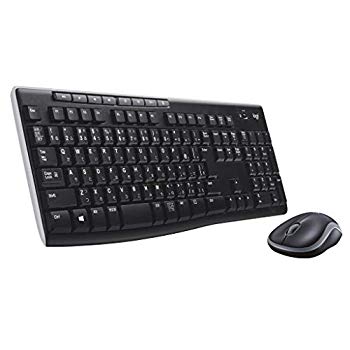 【中古】【非常に良い】ロジクール ワイヤレスマウス キーボード セット 無線 ワイヤレスコンボ MK270 [ M185 + K270 ] i8my1cf