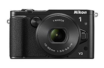 【中古】Nikon ミラーレス一眼Nikon 1 V3 標準パワーズームレンズキット ブラック ...