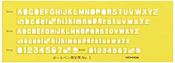 ウチダ テンプレート 英字数字定規 ボールペン用 No.1 1-843-1201【メーカー名】ウチダ製図器(Uchidaseizuki)【メーカー型番】1-843-1201【ブランド名】ウチダ製図器(Uchidaseizuki)【商品説明】ウチダ テンプレート 英字数字定規 ボールペン用 No.1 1-843-1201180×65mm、厚さ0.3mm、文字高5、4mm、ブチレート製当店では初期不良に限り、商品到着から7日間は返品を 受付けております。品切れの場合は2週間程度でお届け致します。ご注文からお届けまで1、ご注文⇒24時間受け付けております。2、注文確認⇒当店から注文確認メールを送信します。3、在庫確認⇒中古品は受注後に、再メンテナンス、梱包しますので　お届けまで3日〜10日程度とお考え下さい。4、入金確認⇒前払い決済をご選択の場合、ご入金確認後、配送手配を致します。5、出荷⇒配送準備が整い次第、出荷致します。配送業者、追跡番号等の詳細をメール送信致します。6、到着⇒出荷後、1〜3日後に商品が到着します。当店はリサイクル専門店につき一般のお客様から買取しました中古扱い品です。ご来店ありがとうございます。