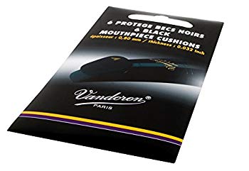 【中古】【非常に良い】バンドーレン マウスピース・クッション 0.80mm(0.032inch) ブラック 6枚入 2mvetro