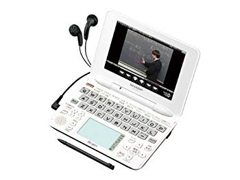 【中古】【非常に良い】SHARP Brain(ブレーン) 手書きパッド搭載カラー液晶電子辞書 学習モデル 音声対応100コンテンツ+学習100動画収録 ホワイト系 PW-GC610-W wyw801m