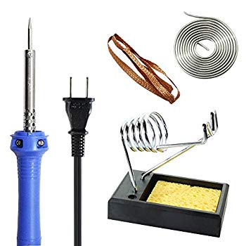 【中古】【非常に良い】goot 電子工作用はんだこて セット 安定感抜群の大型コテ台付き 半田こて はんだ吸い取り線 はんだ 40W BM-40S 2zzhgl6