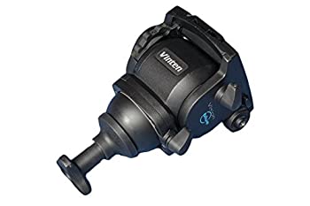 【中古】Vinten カメラ対応 V4092-0001 75mm ボールベースヘッド 固定パンバー1個 カメラプレート ボウルクランプ付き