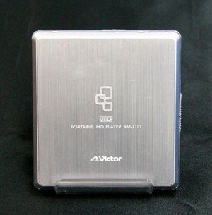 【中古】Victor　ビクター　JVC　XM-C11-S　シルバー　ポータブルMDプレーヤー　MD...