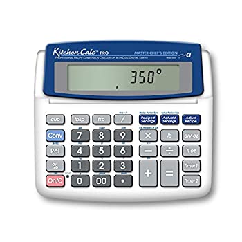 Calculated Industries KitchenCalc 8305 PRO Master Chef Edition レシピ変換計算機 デュアルデジタルタイマー付き Calculated Industries製