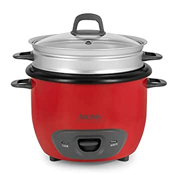 Aroma Housewares 14-Cup (Cooked) (7-Cup UNCOOKED) Pot Style Rice Cooker and Food Steamer (ARC-747-1NGR) by Aroma Housewares