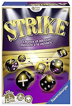 【状態　非常に良い】(中古品)ストライク (Strike) ボードゲーム【メーカー名】Ravensburger【メーカー型番】26572【ブランド名】Ravensburger【商品説明】ストライク (Strike) ボードゲーム年齢：8歳以上時間：15分程度人数：2-5人デザイナー：Dieter Nusle当店では初期不良に限り、商品到着から7日間は返品を 受付けております。品切れの場合は2週間程度でお届け致します。ご注文からお届けまで1、ご注文⇒24時間受け付けております。2、注文確認⇒当店から注文確認メールを送信します。3、在庫確認⇒中古品は受注後に、再メンテナンス、梱包しますので　お届けまで3日〜10日程度とお考え下さい。4、入金確認⇒前払い決済をご選択の場合、ご入金確認後、配送手配を致します。5、出荷⇒配送準備が整い次第、出荷致します。配送業者、追跡番号等の詳細をメール送信致します。6、到着⇒出荷後、1〜3日後に商品が到着します。当店はリサイクル専門店につき一般のお客様から買取しました中古扱い品です。ご来店ありがとうございます。