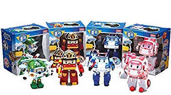Robocar Poli Deluxe Transformer Toy 4 Set 9jupf8b