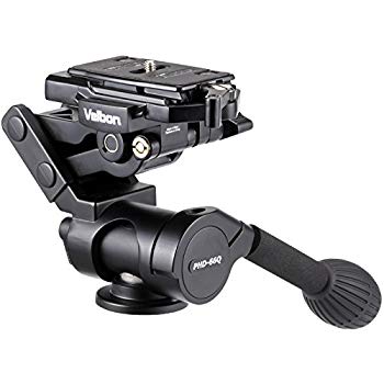【中古】Velbon 3Way雲台 PHD-66Q 中型 底面径50mm リボルビング機構 クイックシュ...