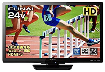 【中古】FUNAI FL-24H1010 24V型 地上・BS・110度CSデジタル ハイビジョン液晶テレビ【ジャンル】テレビ【Brand】フナイ【Contributors】【商品説明】FUNAI FL-24H1010 24V型 地上・BS・110度CSデジタル ハイビジョン液晶テレビ2チューナー搭載で裏番組録画が可能 テレビ視聴用のチューナーとは別に、録画用のチューナーを搭載。視聴中の番組とは別の番組も録画できます。 ※別売りのUSB-HDDが必要です料理番組のレシピなどが確認しやすい「静止画機能」 必要なシーンでテレビ映像を静止できます。キャンペーンの応募先を書き留める際にも便利です。番組の音量変化を自動的に調整する「ぴったり音量」 CMや番組の切り換わりなど、音量が大きく変わる時に、音量の変化を自動的に調整し、聞きやすくします。他の機器も操作できるファンリンク (HDMI-CEC) HDMI-CEC対応の機器と接続すれば、テレビのリモコンで他の機器も操作できます。【仕様】 画面サイズ:24インチ 消費電力 45W 地デジチューナー×2 BS/CSチューナー×2 LAN端子×1 USB端子×1 HDMI端子×3 ビデオ入力端子×1 画素1366×768 外付ハードディスク対応:可 裏番組録画:可当店では初期不良に限り、商品到着から7日間は返品を 受付けております。 お客様都合での返品はお受けしておりませんのでご了承ください。 他モールとの併売品の為、売り切れの場合はご連絡させて頂きます。 ご注文からお届けまで 1、ご注文⇒24時間受け付けております。 2、注文確認⇒当店から注文確認メールを送信します。 3、在庫確認⇒中古品は受注後に、再メンテナンス、梱包しますので、お届けまで3日〜10日程度とお考え下さい。 4、入金確認⇒前払い決済をご選択の場合、ご入金確認後、配送手配を致します。 5、出荷⇒配送準備が整い次第、出荷致します。配送業者、追跡番号等の詳細をメール送信致します。※離島、北海道、九州、沖縄は遅れる場合がございます。予めご了承下さい。 6、到着⇒出荷後、1〜3日後に商品が到着します。ご来店ありがとうございます。