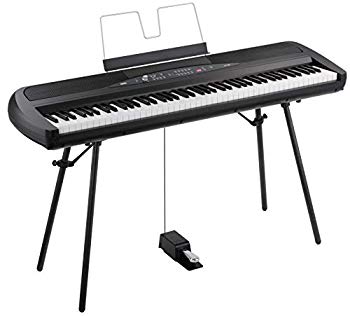 【状態　非常に良い】(中古品)KORG 電子ピアノ SP-280-BK 88鍵 ブラック【メーカー名】KORG【メーカー型番】SP280BK【ブランド名】KORG【商品説明】KORG 電子ピアノ SP-280-BK 88鍵 ブラック2013年2月16日発売　音色数:30 アコースティック・ピアノ(5)、エレクトリック・グランド、エレクトリック・ピアノ(6)、ハープシコード、クラビ(2)、ビブラフォン、マリンバ、アコースティック・ギター、ジャズ・オルガン(3)、パイプ・オルガン(3)、ストリングス(3)、クワイアー(3)デモ・ソング数:30最大同時発音数:120アンプ出力:22W×2付属品:ACアダプター、譜面立て、ヘッドフォン、専用スタンド、ダンパー・ペダル当店では初期不良に限り、商品到着から7日間は返品を 受付けております。品切れの場合は2週間程度でお届け致します。ご注文からお届けまで1、ご注文⇒24時間受け付けております。2、注文確認⇒当店から注文確認メールを送信します。3、在庫確認⇒中古品は受注後に、再メンテナンス、梱包しますので　お届けまで3日〜10日程度とお考え下さい。4、入金確認⇒前払い決済をご選択の場合、ご入金確認後、配送手配を致します。5、出荷⇒配送準備が整い次第、出荷致します。配送業者、追跡番号等の詳細をメール送信致します。6、到着⇒出荷後、1〜3日後に商品が到着します。当店はリサイクル専門店につき一般のお客様から買取しました中古扱い品です。ご来店ありがとうございます。