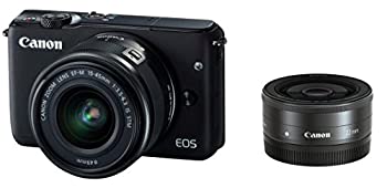 【中古】Canon ミラーレス一眼カメラ EOS M10 ダブルレンズキット(ブラック) EF-M15-45mm F3.5-6.3 IS STM EF-M22mm F2 STM 付属 EOSM10BK-WLK【ジャンル】ミラーレス一眼【Brand】キヤノン【Contributors】【商品説明】Canon ミラーレス一眼カメラ EOS M10 ダブルレンズキット(ブラック) EF-M15-45mm F3.5-6.3 IS STM EF-M22mm F2 STM 付属 EOSM10BK-WLK単焦点レンズ EF-M22mm F2 STM、標準ズームレンズ EF-M15-45mm F3.5-6.3 IS STM同梱品:カメラカバー R-F-4、バッテリーパック LP-E12(撮影可能時間約1時間40分)、バッテリーチャージャー LC-E12、インターフェースケーブル当店では初期不良に限り、商品到着から7日間は返品を 受付けております。 お客様都合での返品はお受けしておりませんのでご了承ください。 他モールとの併売品の為、売り切れの場合はご連絡させて頂きます。 ご注文からお届けまで 1、ご注文⇒24時間受け付けております。 2、注文確認⇒当店から注文確認メールを送信します。 3、在庫確認⇒中古品は受注後に、再メンテナンス、梱包しますので、お届けまで3日〜10日程度とお考え下さい。 4、入金確認⇒前払い決済をご選択の場合、ご入金確認後、配送手配を致します。 5、出荷⇒配送準備が整い次第、出荷致します。配送業者、追跡番号等の詳細をメール送信致します。※離島、北海道、九州、沖縄は遅れる場合がございます。予めご了承下さい。 6、到着⇒出荷後、1〜3日後に商品が到着します。ご来店ありがとうございます。