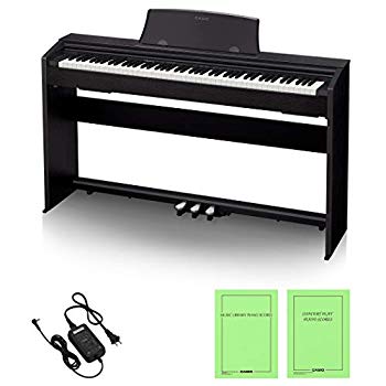 【状態　非常に良い】(中古品)CASIO(カシオ) 88鍵盤 電子ピアノ Privia PX-770BK ブラックウッド調【メーカー名】カシオ【メーカー型番】CASIO PX-770BK【ブランド名】CASIO(カシオ)【商品説明】CASIO(カシオ) 88鍵盤 電子ピアノ Privia PX-770BK ブラックウッド調奥行299mmのスリム&スタイリッシュなボディ鍵盤をホコリから守るスライド式鍵盤カバー内蔵曲の右手または左手パートのメロディーを消し、自分で弾いてレッスンできるパートオン/オフ機能を搭載ピアノだけでなく、パイプオルガンやストリングス、ベース音色など、19音色を内蔵音に広がりや深みを与えるデジタルエフェクト(リバーブ、コーラス、ブリリアンス、DSP)当店では初期不良に限り、商品到着から7日間は返品を 受付けております。品切れの場合は2週間程度でお届け致します。ご注文からお届けまで1、ご注文⇒24時間受け付けております。2、注文確認⇒当店から注文確認メールを送信します。3、在庫確認⇒中古品は受注後に、再メンテナンス、梱包しますので　お届けまで3日〜10日程度とお考え下さい。4、入金確認⇒前払い決済をご選択の場合、ご入金確認後、配送手配を致します。5、出荷⇒配送準備が整い次第、出荷致します。配送業者、追跡番号等の詳細をメール送信致します。6、到着⇒出荷後、1〜3日後に商品が到着します。当店はリサイクル専門店につき一般のお客様から買取しました中古扱い品です。ご来店ありがとうございます。