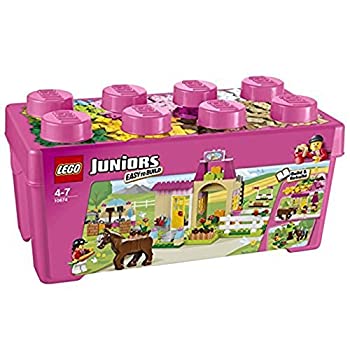 【状態　非常に良い】【中古】レゴ ジュニア・ポニーハウスセット 10674【ジャンル】ブロック【Brand】レゴ(LEGO)【Contributors】【商品説明】レゴ ジュニア・ポニーハウスセット 10674対象性別 :女の子対象年齢 :4歳から7歳まで主な製造国 :デンマークLEGO and the LEGO logo are trademarks of the LEGO Group. (C)2014 The LEGO Group.安全基準 :CE当店では初期不良に限り、商品到着から7日間は返品を 受付けております。 お客様都合での返品はお受けしておりませんのでご了承ください。 他モールとの併売品の為、売り切れの場合はご連絡させて頂きます。 ご注文からお届けまで 1、ご注文⇒24時間受け付けております。 2、注文確認⇒当店から注文確認メールを送信します。 3、在庫確認⇒中古品は受注後に、再メンテナンス、梱包しますので、お届けまで3日〜10日程度とお考え下さい。 4、入金確認⇒前払い決済をご選択の場合、ご入金確認後、配送手配を致します。 5、出荷⇒配送準備が整い次第、出荷致します。配送業者、追跡番号等の詳細をメール送信致します。※離島、北海道、九州、沖縄は遅れる場合がございます。予めご了承下さい。 6、到着⇒出荷後、1〜3日後に商品が到着します。ご来店ありがとうございます。