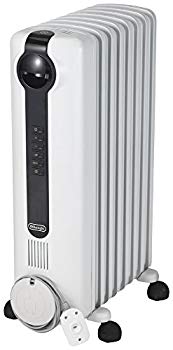 【中古】デロンギ(DeLonghi) オイルヒーター ピュアホワイト+ブラック L字型フラッ...