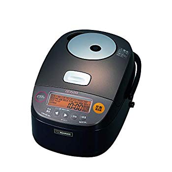 【中古】【非常に良い】象印 圧力IH炊飯器 極め炊き 鉄器コート プラチナ厚釜 5.5合 NP-BG10 TD(ダークブラウン) n5ksbvb
