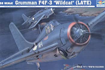 【中古】トランペッター 1/32 グラマン F4F-3ワイルドキャット 後期型 プラモデル