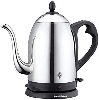 【状態　非常に良い】【中古品】ラッセルホブス 電気カフェケトル 1.2L 7412JP【メーカー名】Russell Hobbs (ラッセルホブス)【メーカー型番】7412JP【ブランド名】Russell Hobbs (ラッセルホブス)【商品説明】ラッセルホブス 電気カフェケトル 1.2L 7412JP本体サイズ:幅27×奥行13×高さ23.5cm本体重量：780g材質:ステンレス、ポリプロピレン電源：100V 50/60Hz消費電力：1250W当店では初期不良に限り、商品到着から7日間は返品を 受付けております。万が一、品切れの場合は2週間程度でお届け致します。""ご注文からお届けまで""1、ご注文⇒ご注文は24時間受け付けております。2、注文確認⇒ご注文後、当店から注文確認メールを送信します。3、在庫確認⇒国内在庫：3〜5日程度でお届け。　海外在庫：2週間程度でお届け。""　※中古品は受注後に、再メンテナンス、梱包しますので　お届けまで3日〜7日程度とお考え下さい。""　※在庫切れの場合はご連絡させて頂きます。4、入金確認⇒前払い決済をご選択の場合、ご入金確認後、配送手配を致します。5、出荷⇒配送準備が整い次第、出荷致します。配送業者、追跡番号等の詳細をメール送信致します。6、到着⇒出荷後、1〜3日後に商品が到着します。　※離島、北海道、九州、沖縄は遅れる場合がございます。予めご了承下さい。ご来店ありがとうございます。
