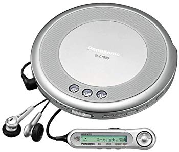 【中古】パナソニック ポータブルCDプレーヤー シルバー SL-CT800-S cm3dmju