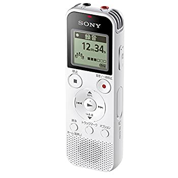 【中古】【非常に良い】ソニー ICレコーダー 4GB リニアPCM録音対応 FMラジオチューナー内蔵 ホワイト ICD-PX470F W