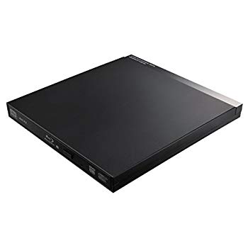【中古】ロジテック ブルーレイドライブ 外付け USB3.0 再生 編集ソフト付 9.5mm薄型ドライブ ブラック LBD-PUD6U3VBK dwos6rj