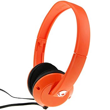Skullcandy Uprockヘッドフォンマイク付きオレンジ/ホワイト、1サイズ khxv5rg