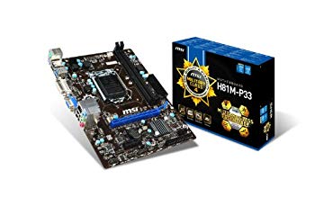 【中古】【非常に良い】MSI H81M-P33 MATXマザーボード 第4世代Coreプロセッサ(Haswell)対応 日本正規代理店品 MB2047 H81M-P33 rdzdsi3