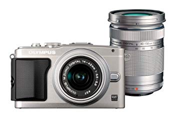 【中古】【非常に良い】OLYMPUS ミラーレス一眼 PEN Lite E-PL5 ダブルズームキット シルバー E-PL5 DZKIT SLV i8my1cf