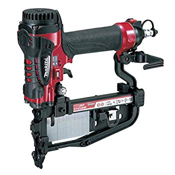 【中古】【非常に良い】マキタ(Makita) 高圧フロアタッカ エアダスタ付 4mm 赤 AT4...