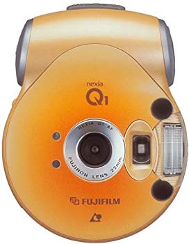 【中古】FUJIFILM ネクシア Q1 コンパクトカメラ シャイニーオレンジ cm3dmju