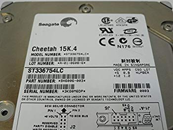 (中古品)Seagate 3.5インチ内蔵HDD 36.7GB Ultra320 15000rpm 8MB 80pin ST336754LC【メーカー名】SEAGATE【メーカー型番】ST336754LC【ブランド名】SEAGATE【商品説明】Seagate 3.5インチ内蔵HDD 36.7GB Ultra320 15000rpm 8MB 80pin ST336754LCSeagate 3.5インチ内蔵HDD 36.7GB Ultra320 15000rpm 8MB 80pin ST336754LCお届け：受注後に再メンテ、梱包します。到着まで3日〜10日程度とお考え下さい。当店では初期不良に限り、商品到着から7日間は返品を 受付けております。品切れの場合は2週間程度でお届け致します。ご注文からお届けまで1、ご注文⇒24時間受け付けております。2、注文確認⇒当店から注文確認メールを送信します。3、在庫確認⇒中古品は受注後に、再メンテナンス、梱包しますので　お届けまで3日〜10日程度とお考え下さい。4、入金確認⇒前払い決済をご選択の場合、ご入金確認後、配送手配を致します。5、出荷⇒配送準備が整い次第、出荷致します。配送業者、追跡番号等の詳細をメール送信致します。6、到着⇒出荷後、1〜3日後に商品が到着します。当店はリサイクル専門店につき一般のお客様から買取しました中古扱い品です。ご来店ありがとうございます。
