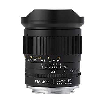 【状態　非常に良い】【中古】【国内正規品】銘匠光学 TTArtisan 11mm f/2.8 Fisheye ED (ソニーE) 「2年保証付」【ジャンル】ミラーレスカメラレンズ【Brand】TTARTISAN【Contributors】【商品説明】【国内正規品】銘匠光学 TTArtisan 11mm f/2.8 Fisheye ED (ソニーE) 「2年保証付」TTArtisan 11mm f/2.8 Fisheyeは、対角線方向に180°の超広視野角を備えた魚眼レンズです。レンズ構成は7群11枚、ED（特殊低分散）レンズ1枚、高屈折レンズ4枚を使用し周辺部まで高解像を実現。また開放f/2.8から高い描写力でハイクオリティな写真や動画が撮影でき、人間の視覚を超えた世界を表現できます。焦点距離 : 11mm（35mm判換算）、レンズ構成 : 7群11枚 (ED（特殊低分散）レンズ1枚、高屈折レンズ4枚)フォーカス：MF（マニュアルフォーカス） , 絞り:F2.8-F16、絞り羽根：7枚、最短撮影距離：0.17m、フィルター：装着不可、サイズ：：Φ67mm × 85-89mm , 質量：約490-510gメーカー保証：2年間(自然故障が対象) / 焦点工房サポート Mail：support@stkb.co.jp / Tel：052-778-7975当店では初期不良に限り、商品到着から7日間は返品を 受付けております。 お客様都合での返品はお受けしておりませんのでご了承ください。 他モールとの併売品の為、売り切れの場合はご連絡させて頂きます。 ご注文からお届けまで 1、ご注文⇒24時間受け付けております。 2、注文確認⇒当店から注文確認メールを送信します。 3、在庫確認⇒中古品は受注後に、再メンテナンス、梱包しますので、お届けまで3日〜10日程度とお考え下さい。 4、入金確認⇒前払い決済をご選択の場合、ご入金確認後、配送手配を致します。 5、出荷⇒配送準備が整い次第、出荷致します。配送業者、追跡番号等の詳細をメール送信致します。※離島、北海道、九州、沖縄は遅れる場合がございます。予めご了承下さい。 6、到着⇒出荷後、1〜3日後に商品が到着します。ご来店ありがとうございます。
