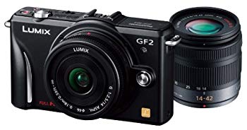 (中古品)パナソニック デジタル一眼カメラ GF2 ダブルレンズキット(14mm/F2.5パンケーキレンズ、14-42mm/F3.5-5.6標準ズームレンズ付属) フルハイビジョンムービー一眼 エスプリブラック DMC-GF2 W-K【メーカー名】パナソニック【メーカー型番】DMC-GF2W-K【ブランド名】パナソニック(Panasonic)【商品説明】パナソニック デジタル一眼カメラ GF2 ダブルレンズキット(14mm/F2.5パンケーキレンズ、14-42mm/F3.5-5.6標準ズームレンズ付属) フルハイビジョンムービー一眼 エスプリブラック DMC-GF2 W-Kお届け：受注後に再メンテ、梱包します。到着まで3日〜10日程度とお考え下さい。当店では初期不良に限り、商品到着から7日間は返品を 受付けております。品切れの場合は2週間程度でお届け致します。ご注文からお届けまで1、ご注文⇒24時間受け付けております。2、注文確認⇒当店から注文確認メールを送信します。3、在庫確認⇒中古品は受注後に、再メンテナンス、梱包しますので　お届けまで3日〜10日程度とお考え下さい。4、入金確認⇒前払い決済をご選択の場合、ご入金確認後、配送手配を致します。5、出荷⇒配送準備が整い次第、出荷致します。配送業者、追跡番号等の詳細をメール送信致します。6、到着⇒出荷後、1〜3日後に商品が到着します。当店はリサイクル専門店につき一般のお客様から買取しました中古扱い品です。ご来店ありがとうございます。